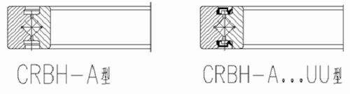 CRBH-A交叉滾子軸承結(jié)構(gòu)圖 CRBH-A交叉滾子軸承結(jié)構(gòu)圖